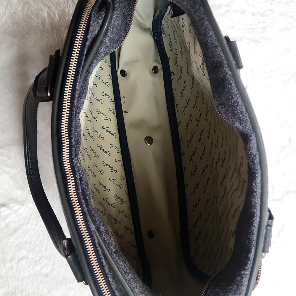 Vintage Verdi Carry On Luggage Bag